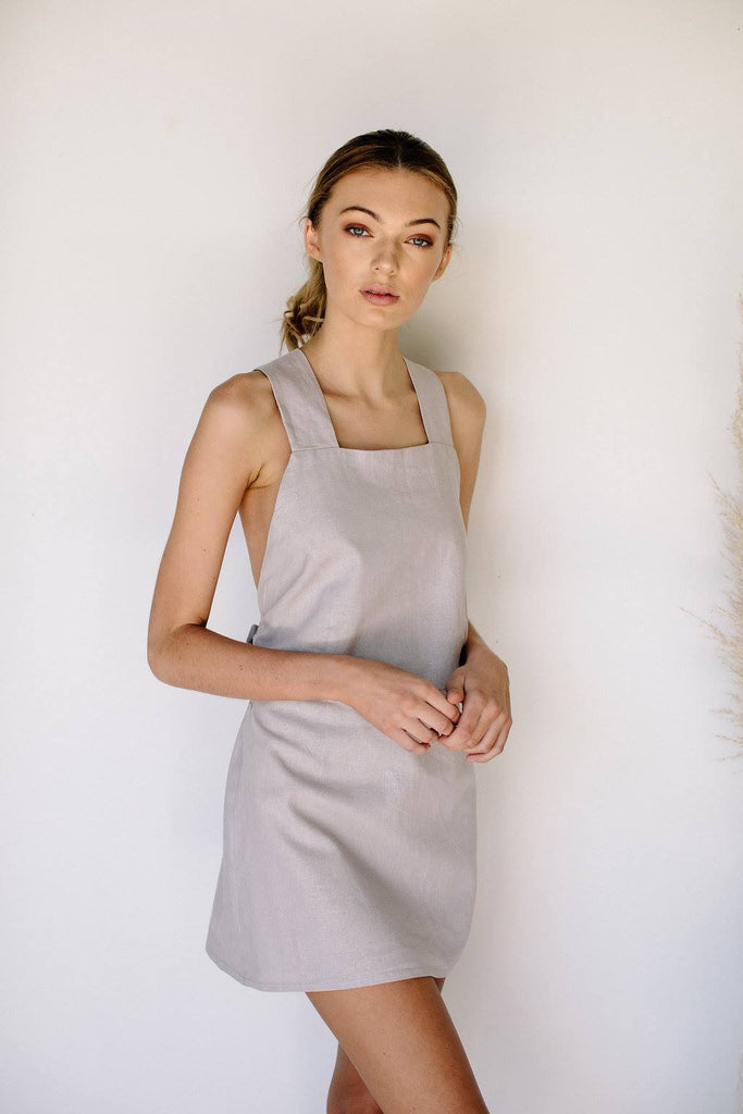 VALENTINA DRESS - GREY LILAC