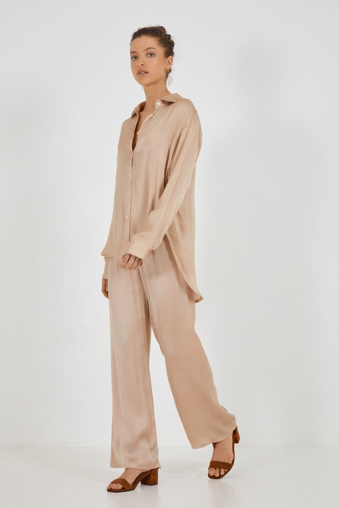 AMELIE SHIRT - CHAMPAGNE