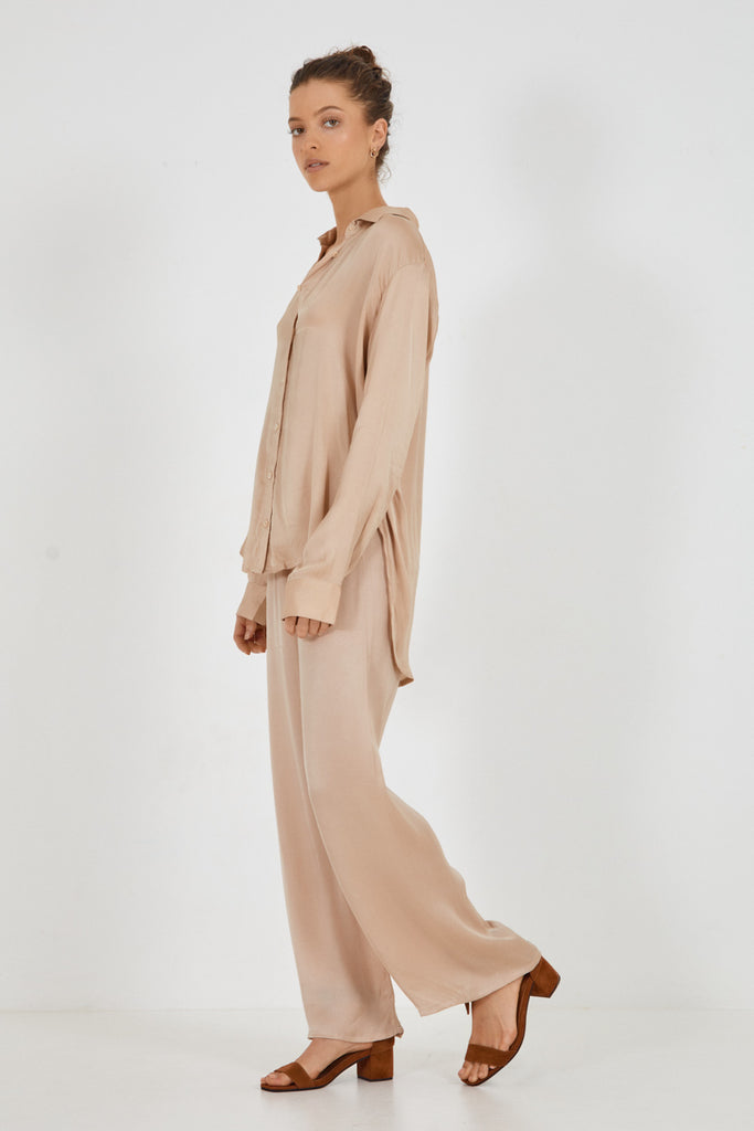 AMELIE SHIRT - CHAMPAGNE