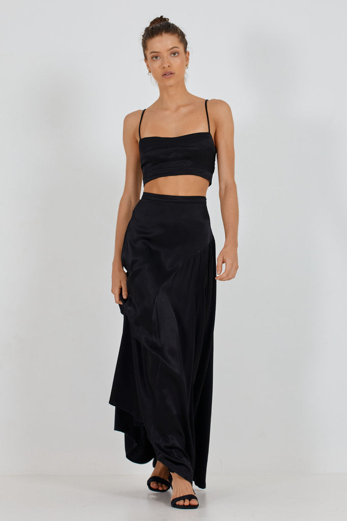 IRIANNA SKIRT -BLACK