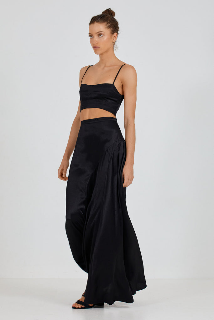 IRIANNA SKIRT -BLACK