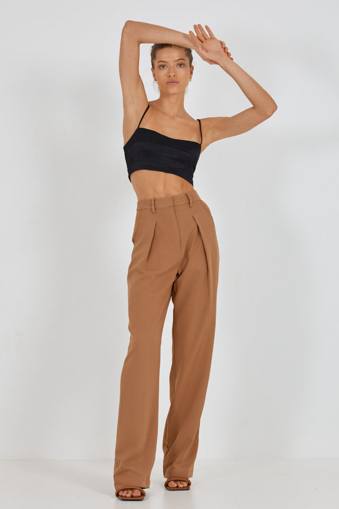 CHARLOTTE PANT - WALNUT