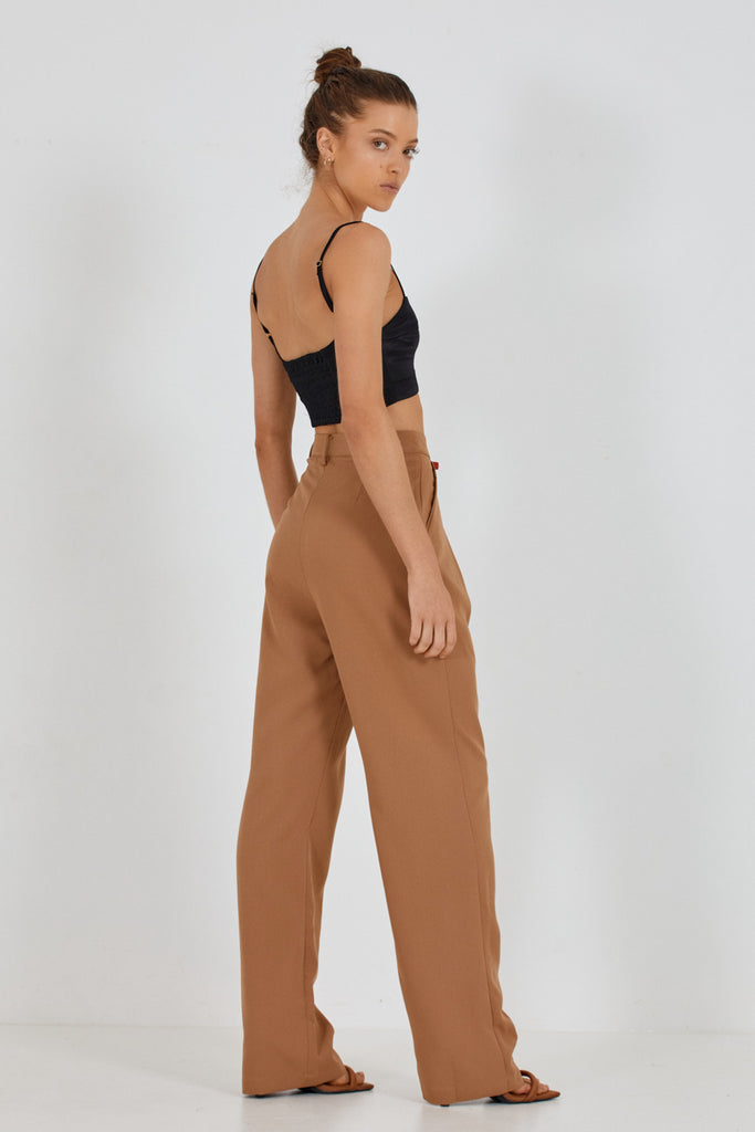 CHARLOTTE PANT - WALNUT