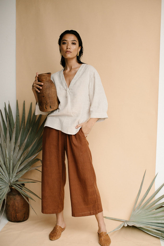BOWIE BLOUSE - OAT