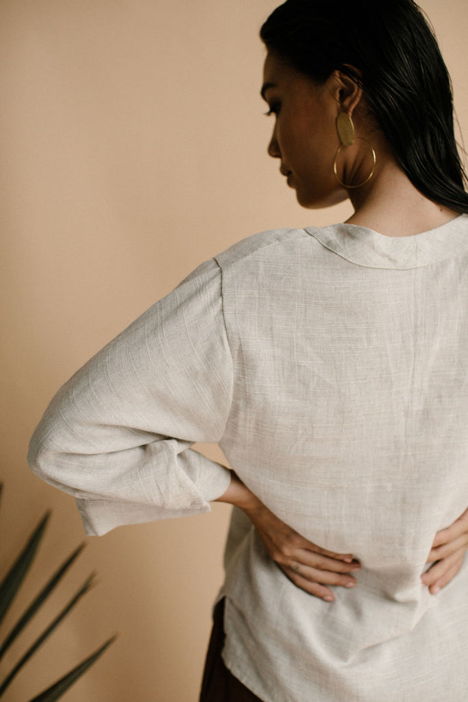 BOWIE BLOUSE - OAT