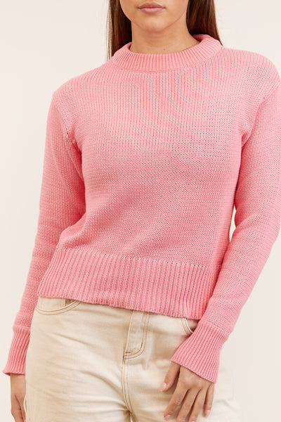 Topshop pink roll neck on sale jumper