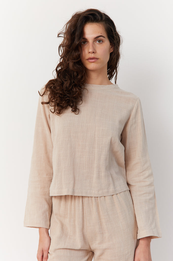 NOAH TOP - ALMOND