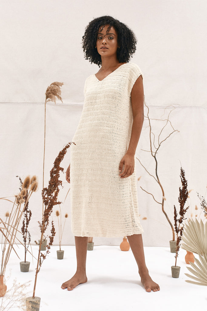 JADE DRESS - SAND