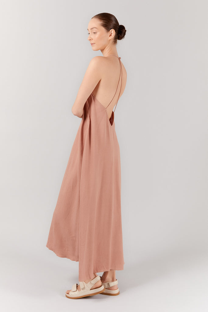 SUNSEEKER DRESS - DUSTY PINK