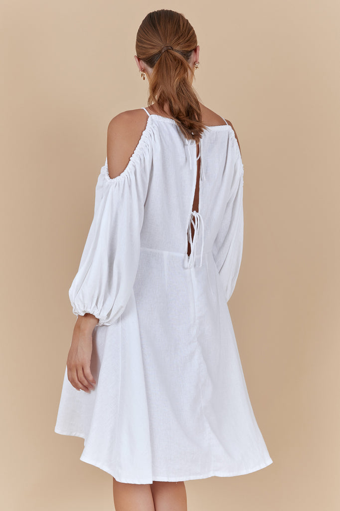 CONCEPT SHORT DRESS - WHITE