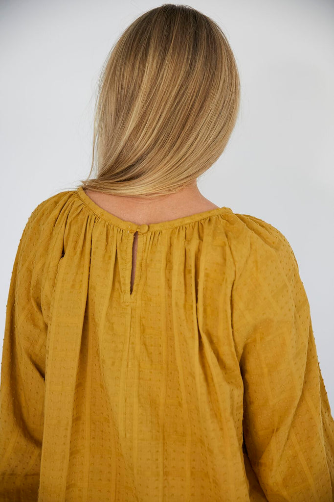 DAPHINE BLOUSE - OCHRE