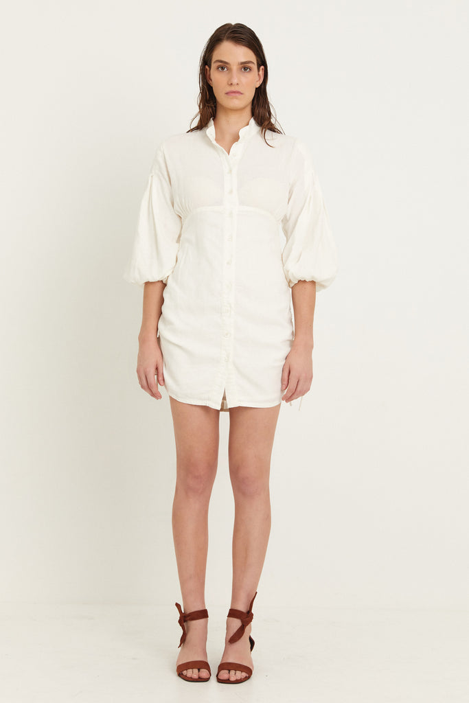 BLAIR DRESS - OFF WHITE