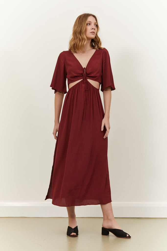 GABRIELLA DRESS - RED RUBY