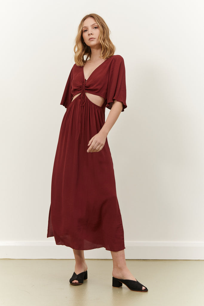 GABRIELLA DRESS - RED RUBY