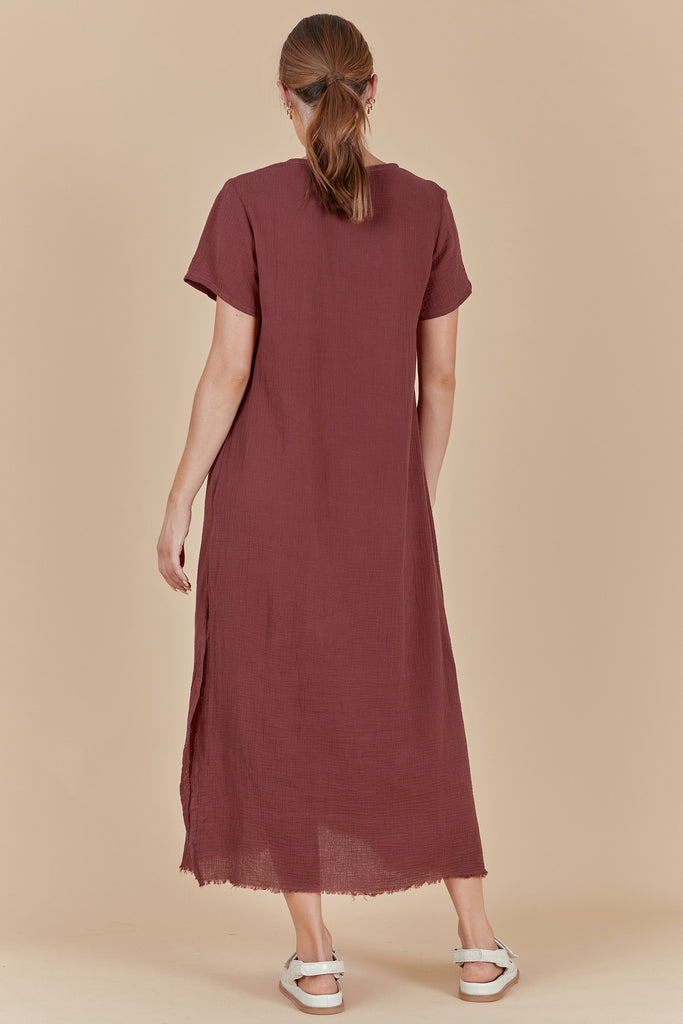 WILDFLOWER DRESS - RED BERRY