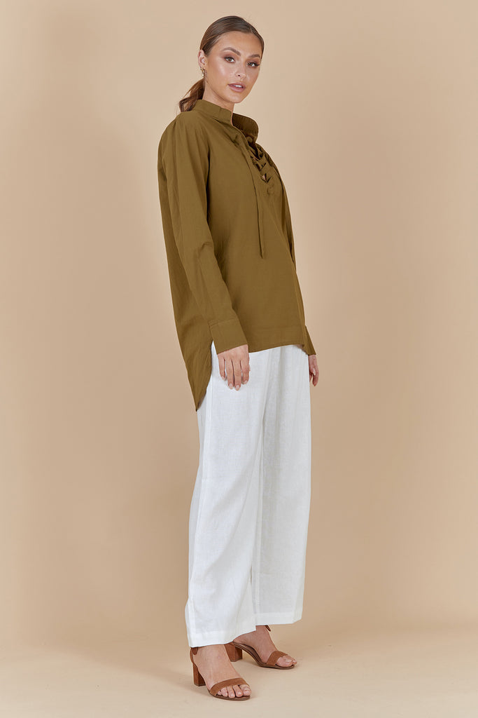ZEPHYR SHIRT - OLIVE GREEN