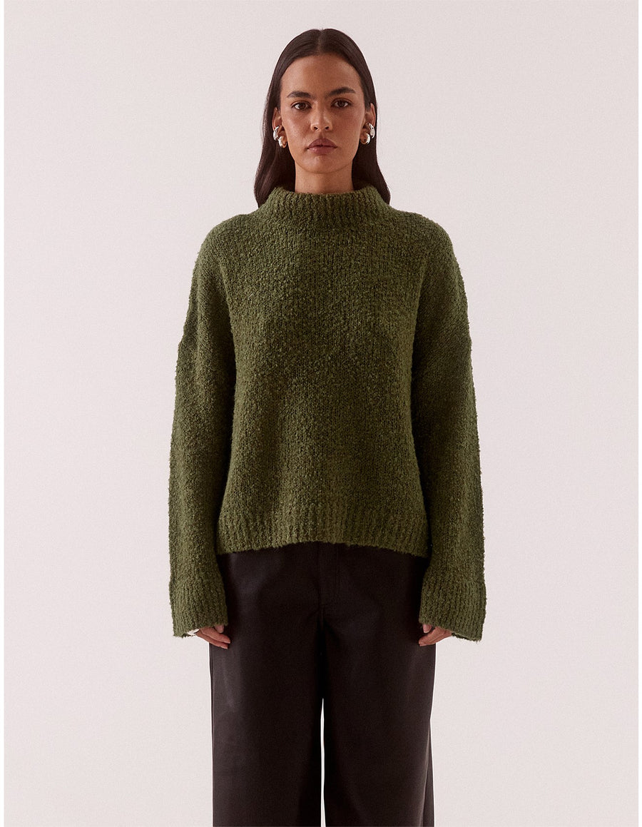 VERSE SWEATER - KHAKI
