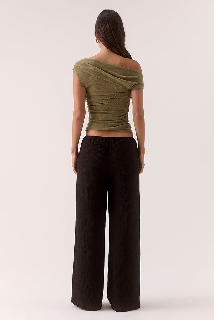 ZEYA TOP - SOFT KHAKI