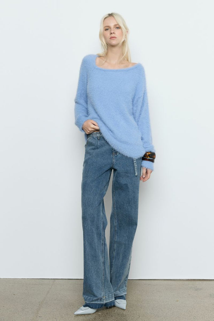 SABADO SWEATER - CORNFLOWER