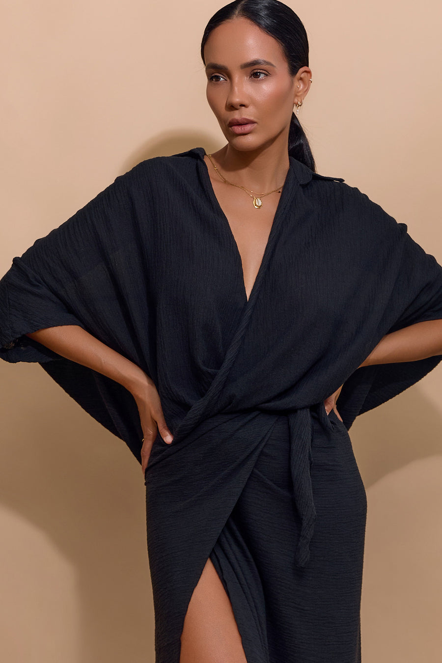 SANCIA BLOUSE - BLACK