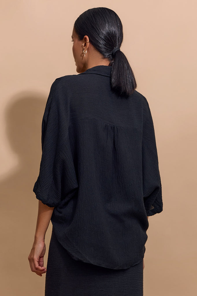 SANCIA BLOUSE - BLACK