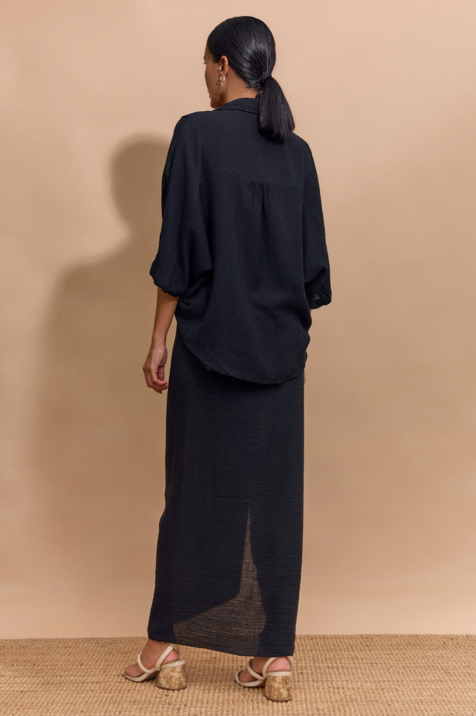 SANCIA SKIRT/SARONG - BLACK