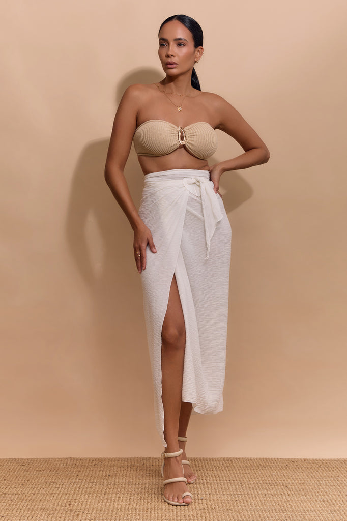 LANA KNIT TOP - ALMOND