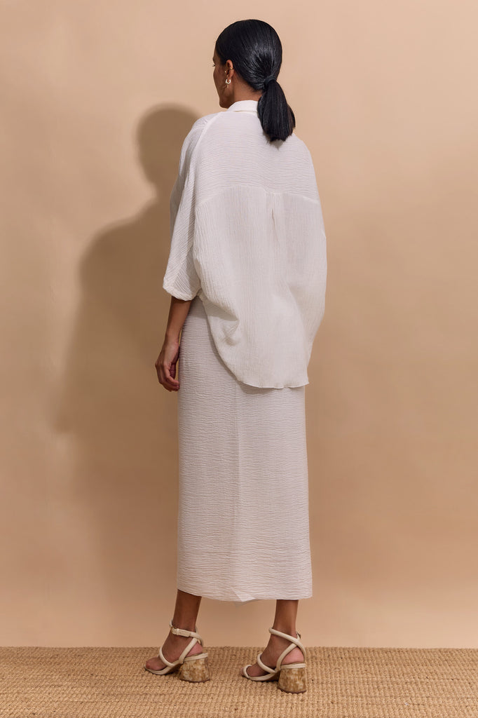SANCIA SKIRT/ SARONG - OFF WHITE