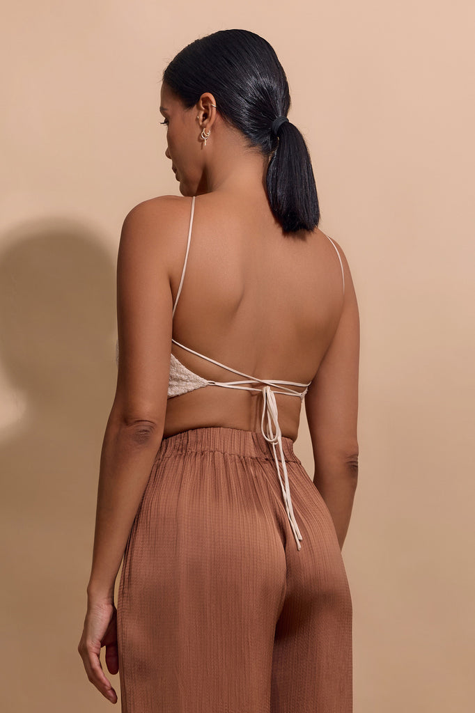 ANTHEA SEQUIN TOP - PEARL