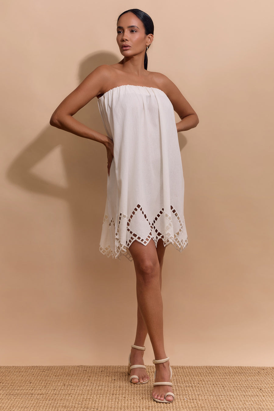 MAEVE DRESS/SKIRT - WHITE