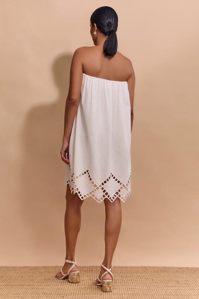 MAEVE DRESS/SKIRT - WHITE