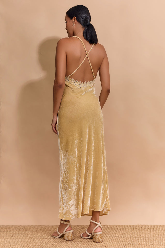 ROMME DRESS - CHAMPAGNE