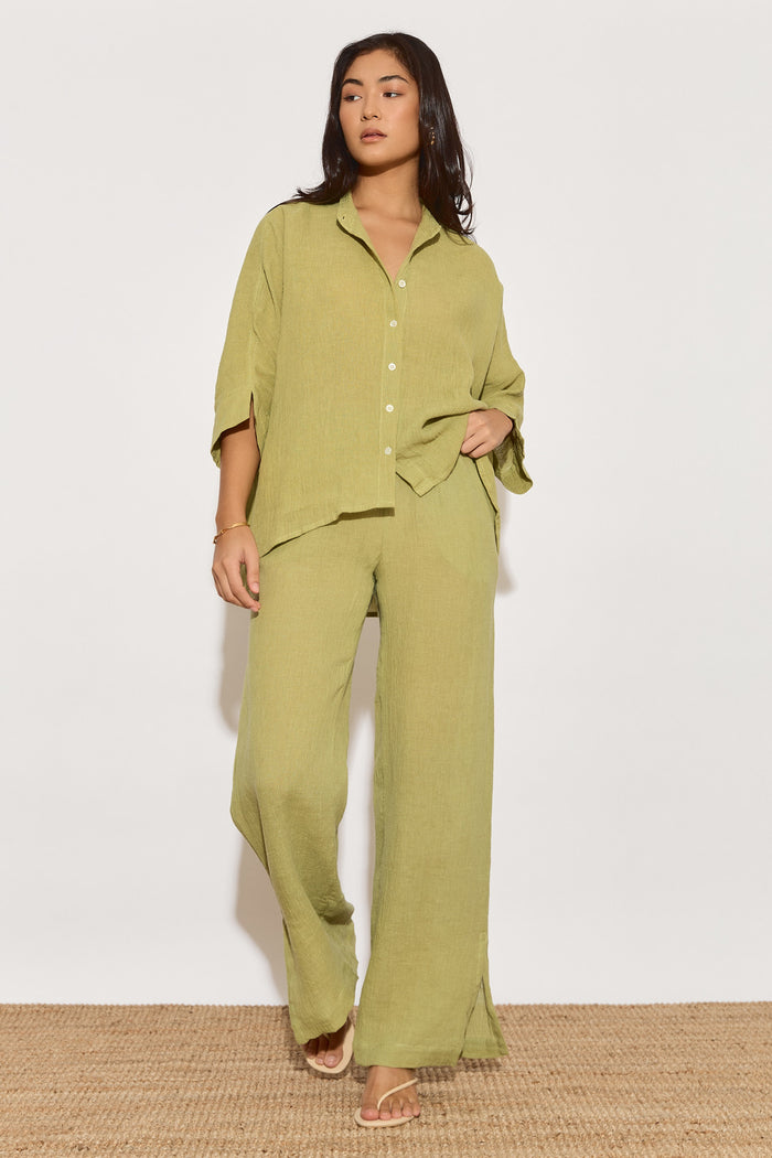 VERANO PANT - GREEN MATCHA