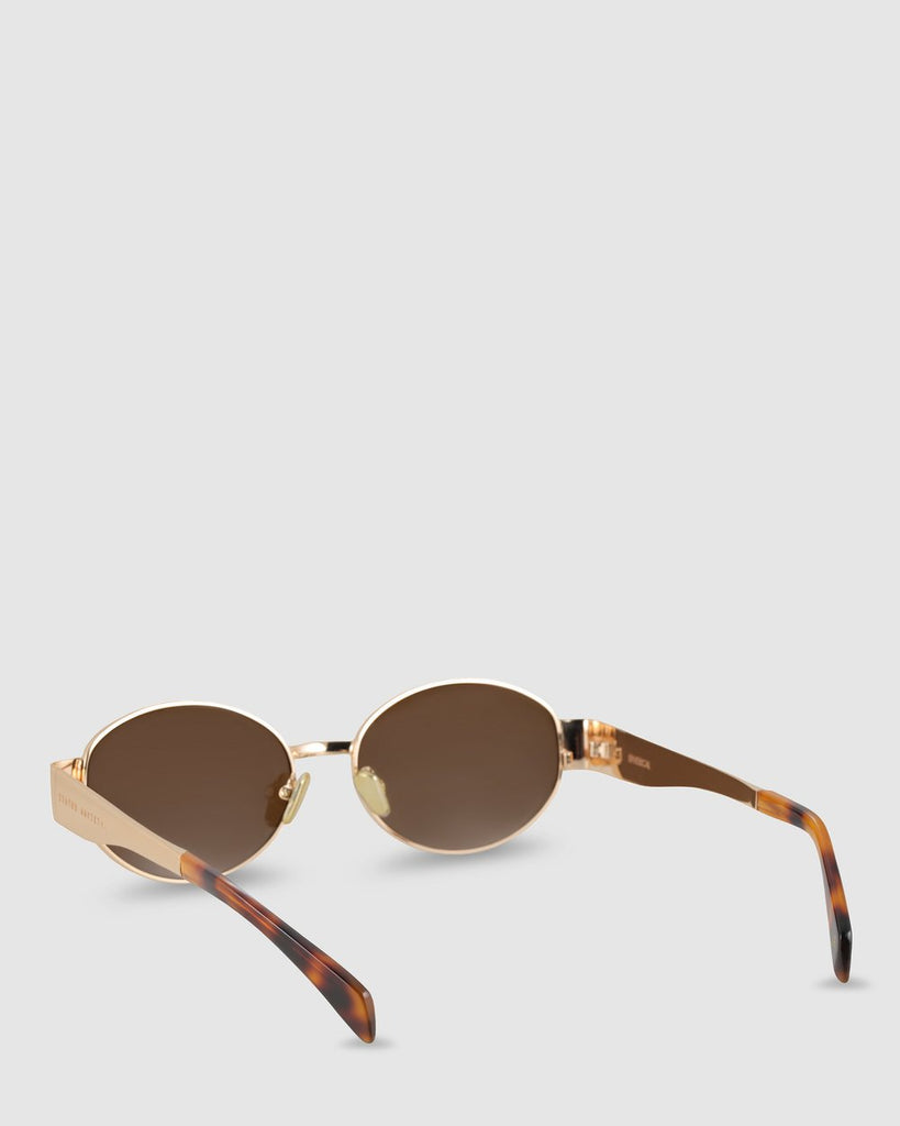 SPHERICAL SUNGLASS GOLD