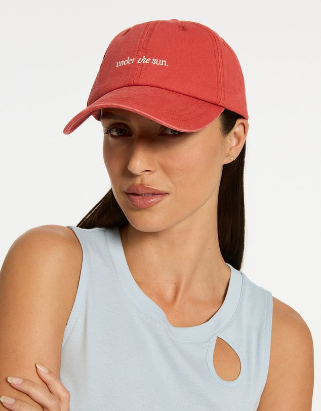 UNDER THE SUN CAP - RED