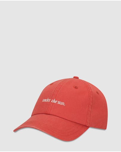 UNDER THE SUN CAP - RED
