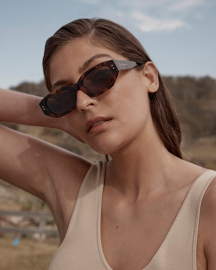 LUNA SUNGLASS - BROWN
