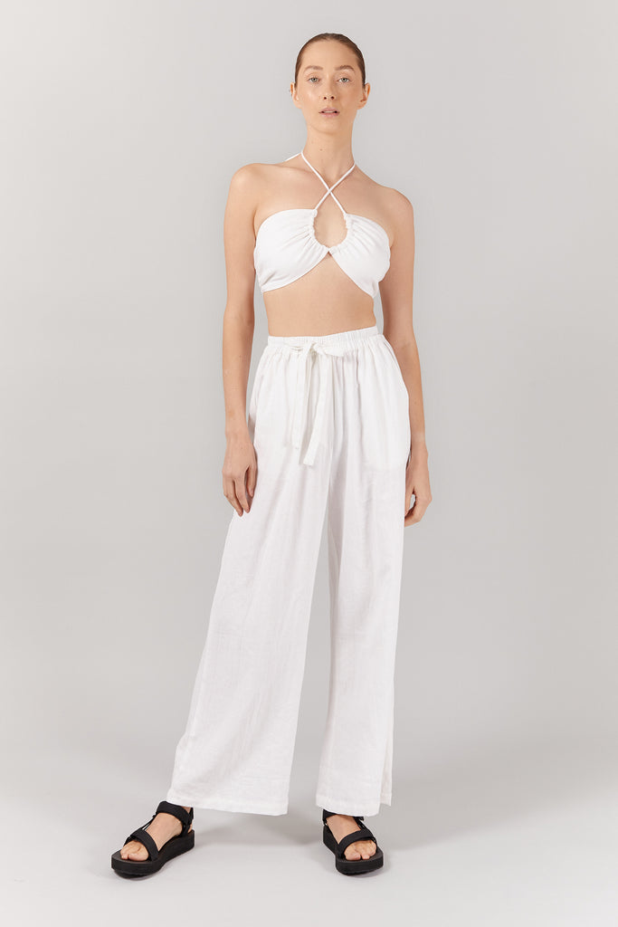 SUKI CROP TOP - WHITE