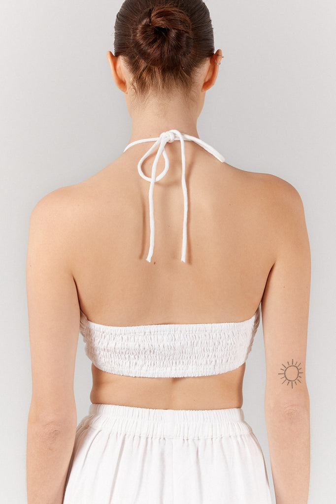 SUKI CROP TOP - WHITE