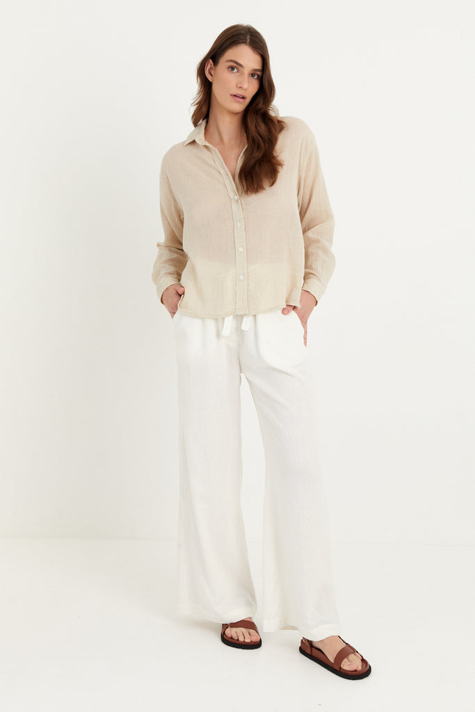 MALLOW SHIRT - NATURAL