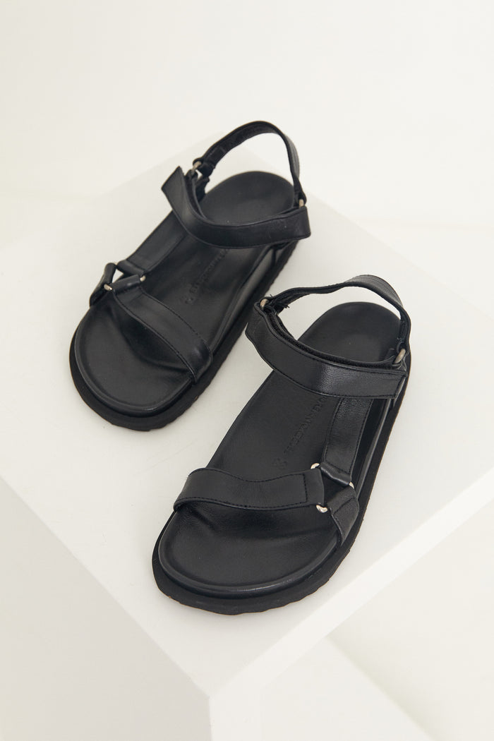 LENNOX SANDAL - BLACK