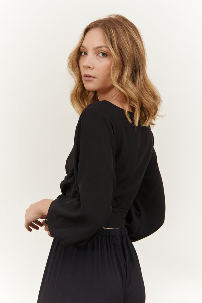 LUCY TOP - BLACK